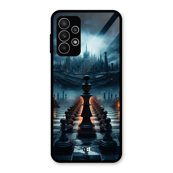 Chess World Glass Back Case for Galaxy A23