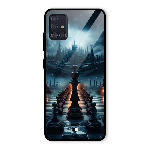 Chess World Glass Back Case for Galaxy A51