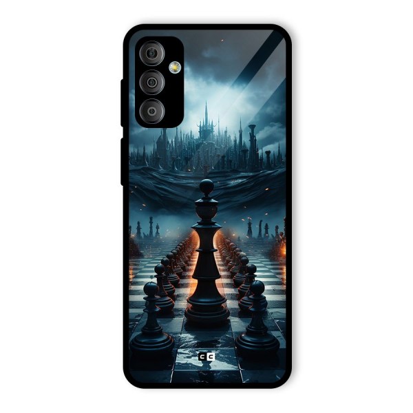 Chess World Glass Back Case for Galaxy F23