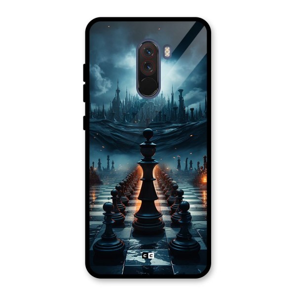 Chess World Glass Back Case for Poco F1