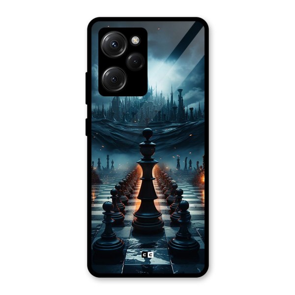 Chess World Glass Back Case for Poco X5 Pro