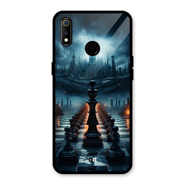 Chess World Glass Back Case for Realme 3