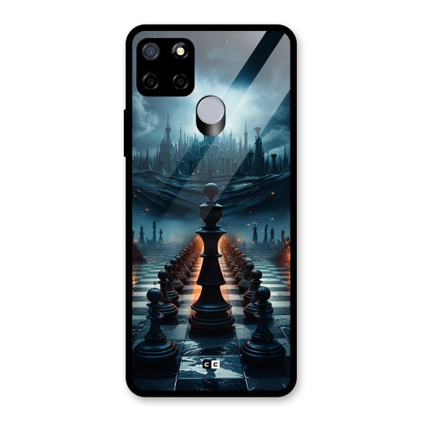 Chess World Glass Back Case for Realme C15