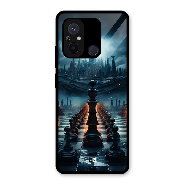 Chess World Glass Back Case for Redmi 12C