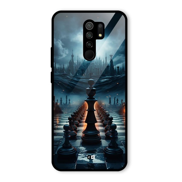 Chess World Glass Back Case for Redmi 9 Prime