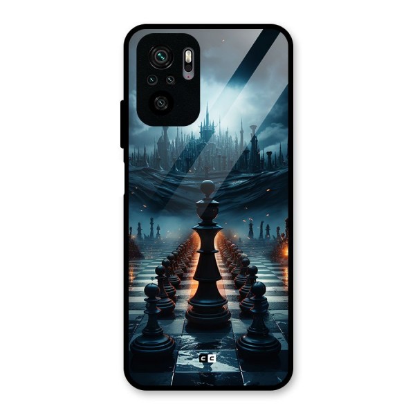 Chess World Glass Back Case for Redmi Note 10S