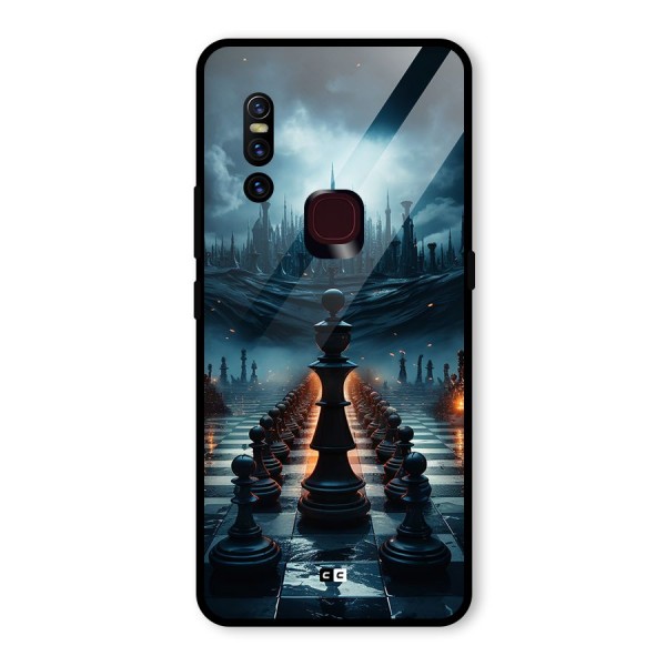 Chess World Glass Back Case for Vivo V15