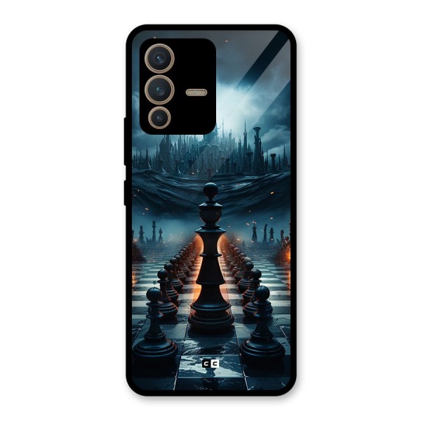 Chess World Glass Back Case for Vivo V23 5G