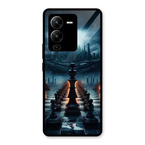 Chess World Glass Back Case for Vivo V25 Pro