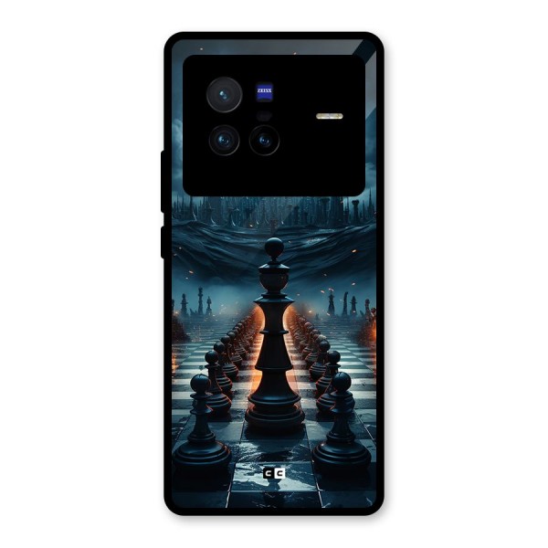 Chess World Glass Back Case for Vivo X80