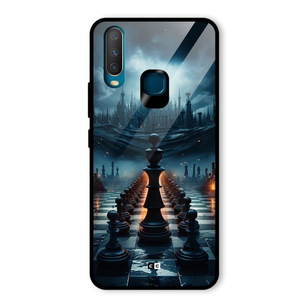 Chess World Glass Back Case for Vivo Y12