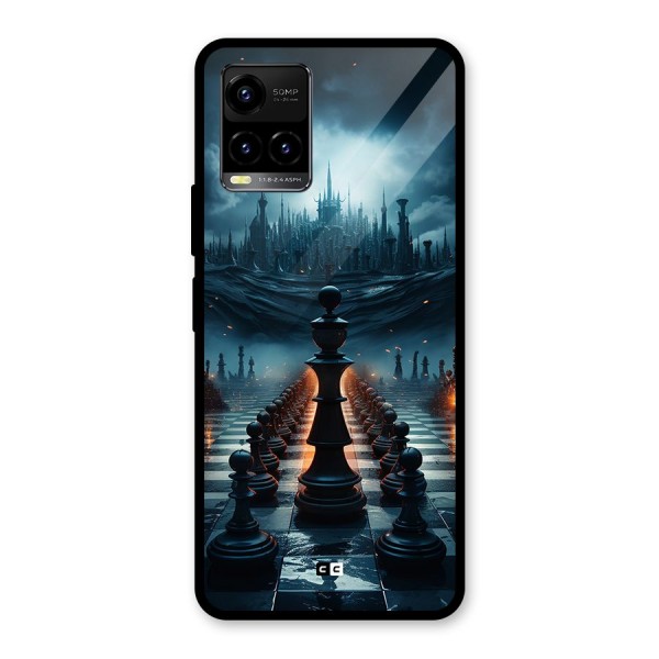Chess World Glass Back Case for Vivo Y21T