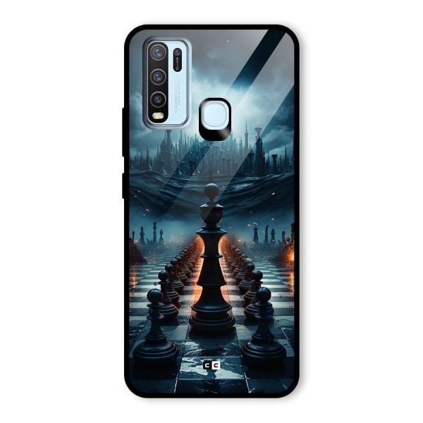 Chess World Glass Back Case for Vivo Y30