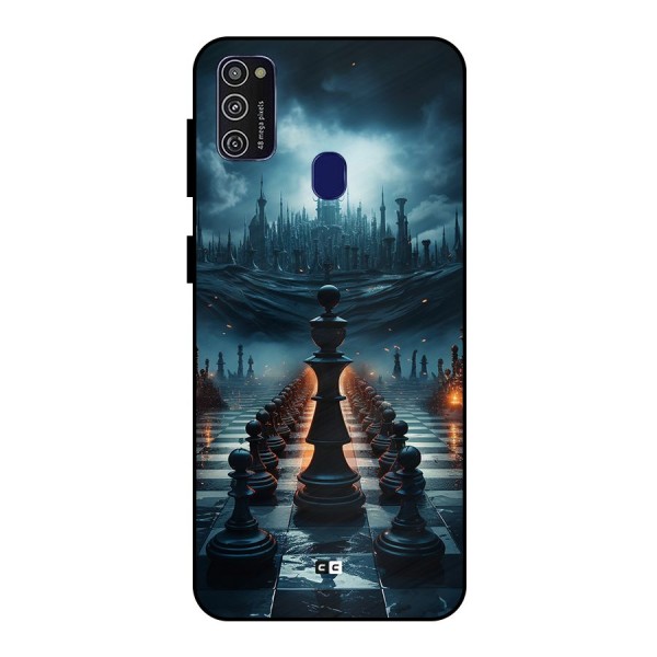 Chess World Metal Back Case for Galaxy M30s