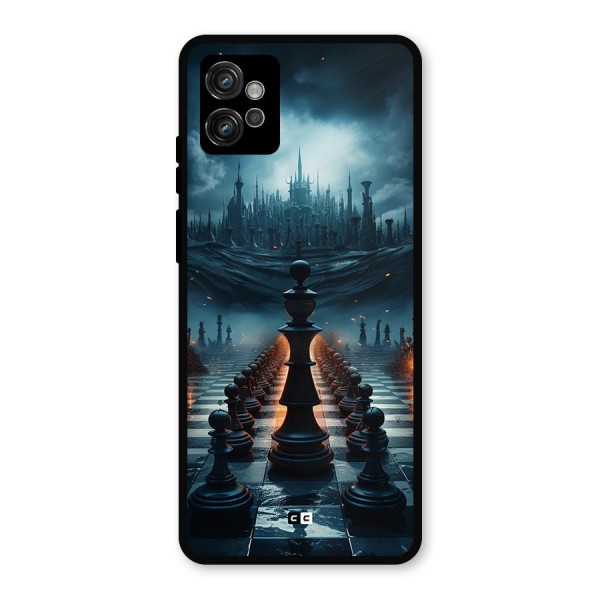 Chess World Metal Back Case for Moto G32