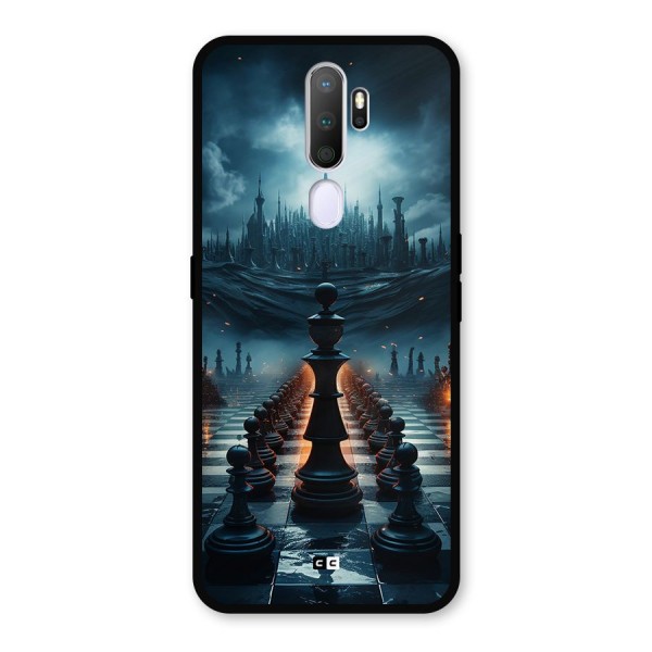 Chess World Metal Back Case for Oppo A9 (2020)