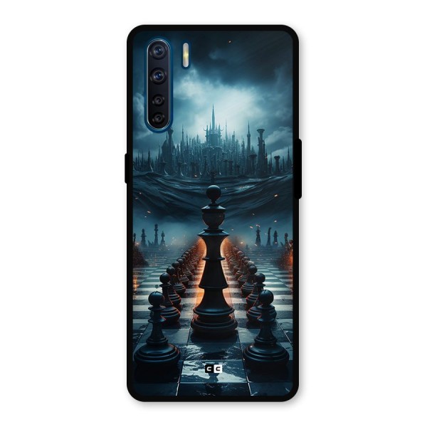 Chess World Metal Back Case for Oppo F15