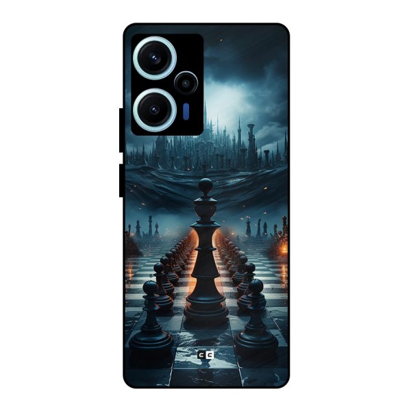 Chess World Metal Back Case for Poco F5