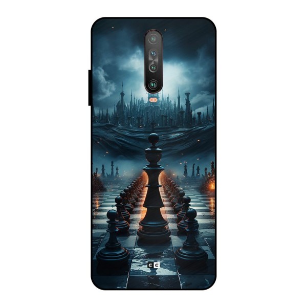 Chess World Metal Back Case for Poco X2