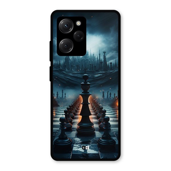 Chess World Metal Back Case for Poco X5 Pro