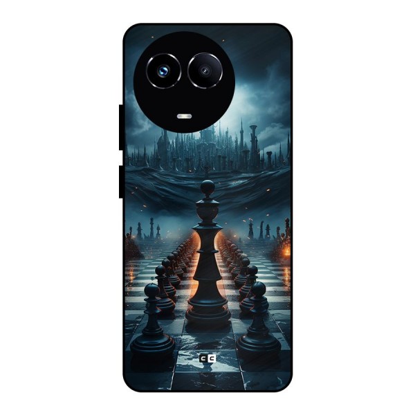 Chess World Metal Back Case for Realme 11 5G