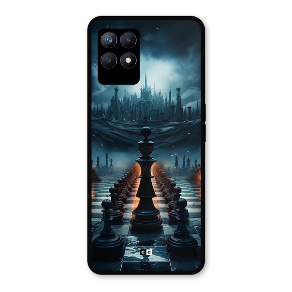 Chess World Metal Back Case for Realme 8i