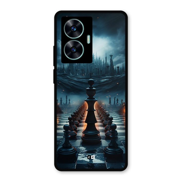 Chess World Metal Back Case for Realme C55