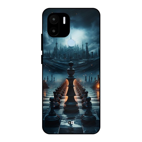 Chess World Metal Back Case for Redmi A1 Plus