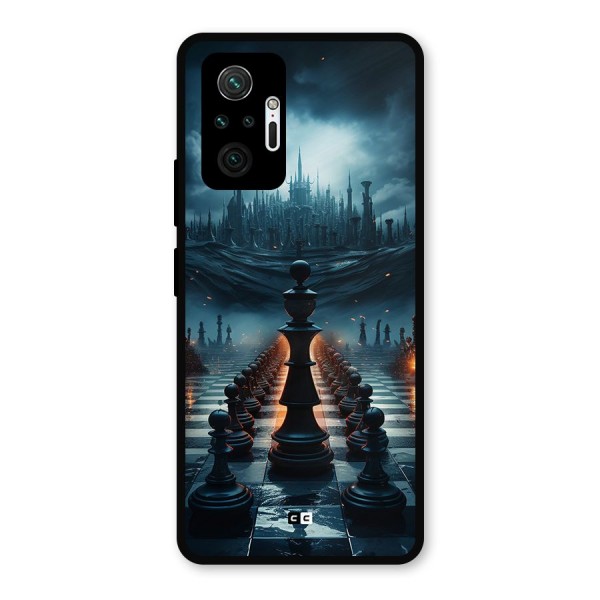 Chess World Metal Back Case for Redmi Note 10 Pro