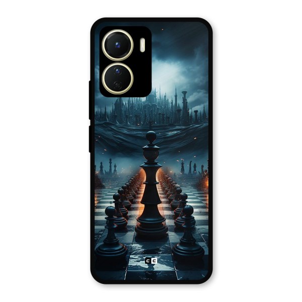 Chess World Metal Back Case for Vivo Y16