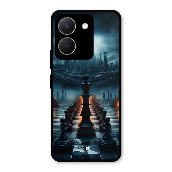 Chess World Metal Back Case for Vivo Y36