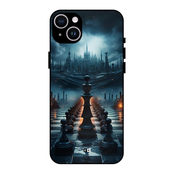 Chess World Metal Back Case for iPhone 14 Plus