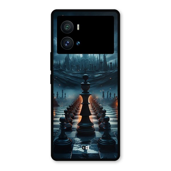 Chess World Metal Back Case for iQOO 9 Pro