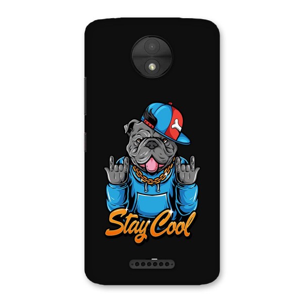 Chill Calm Cool Back Case for Moto C