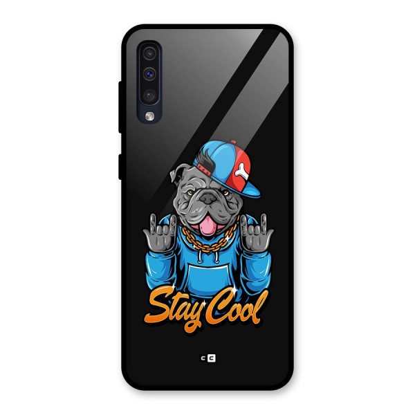 Chill Calm Cool Glass Back Case for Galaxy A50