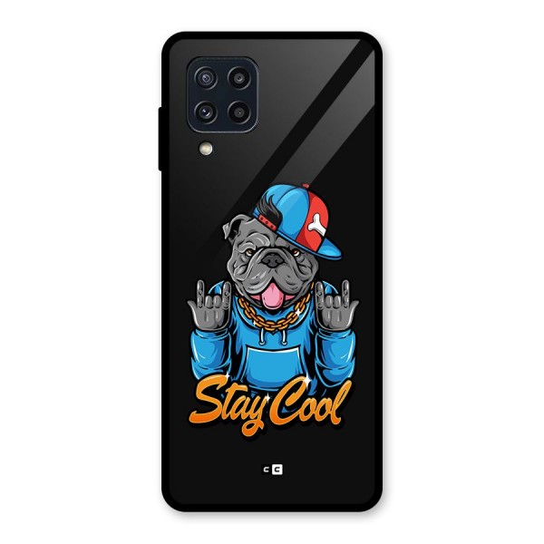 Chill Calm Cool Glass Back Case for Galaxy M32