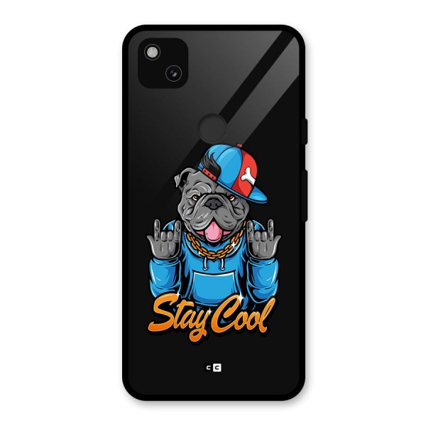 Chill Calm Cool Glass Back Case for Google Pixel 4a