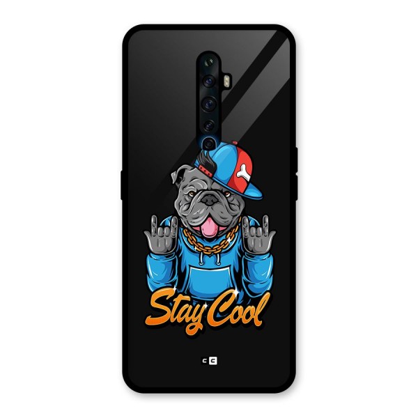 Chill Calm Cool Glass Back Case for Oppo Reno2 Z