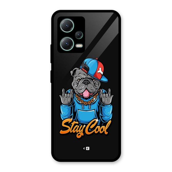 Chill Calm Cool Glass Back Case for Poco X5