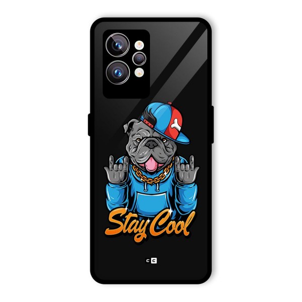 Chill Calm Cool Glass Back Case for Realme GT2 Pro