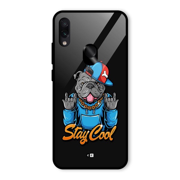 Chill Calm Cool Glass Back Case for Redmi Note 7