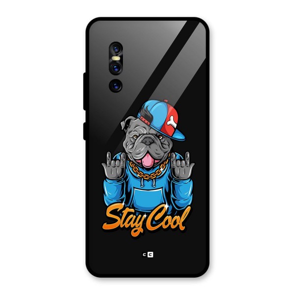 Chill Calm Cool Glass Back Case for Vivo V15 Pro