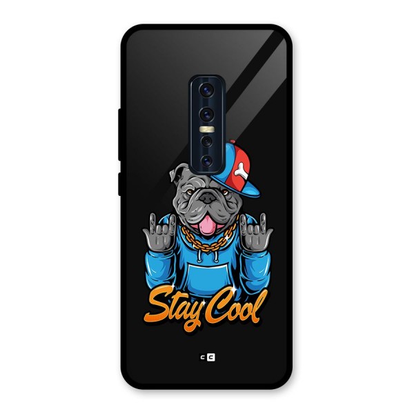 Chill Calm Cool Glass Back Case for Vivo V17 Pro