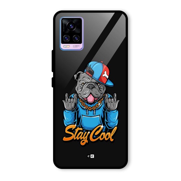 Chill Calm Cool Glass Back Case for Vivo V20 Pro