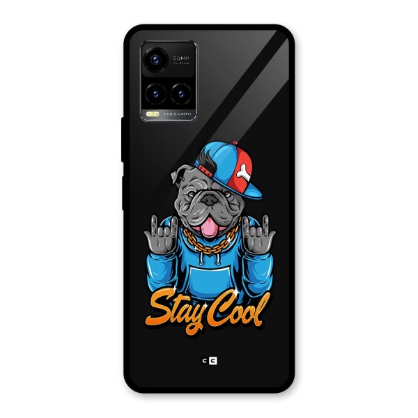 Chill Calm Cool Glass Back Case for Vivo Y21T