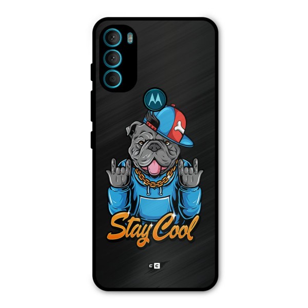 Chill Calm Cool Metal Back Case for Moto G71 5G