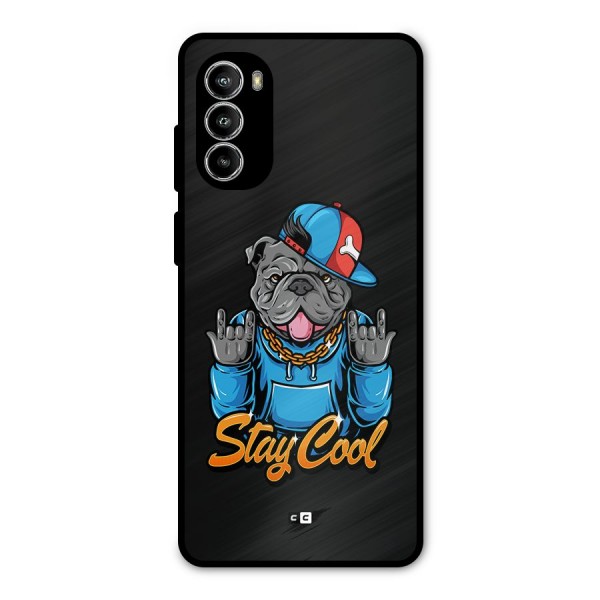 Chill Calm Cool Metal Back Case for Moto G82