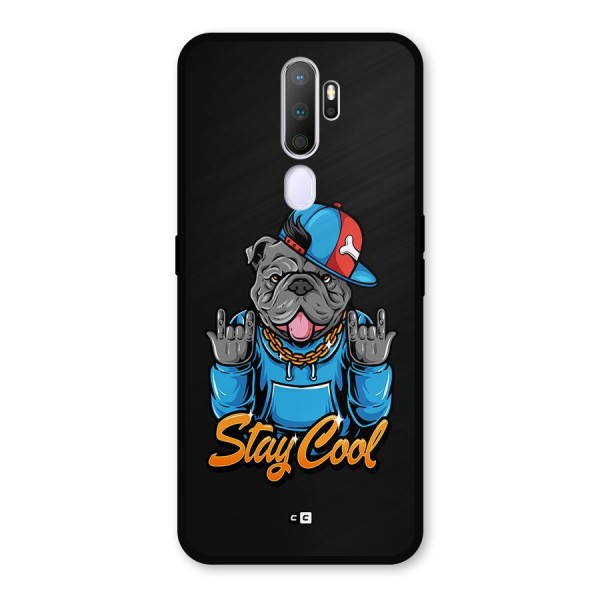 Chill Calm Cool Metal Back Case for Oppo A9 (2020)