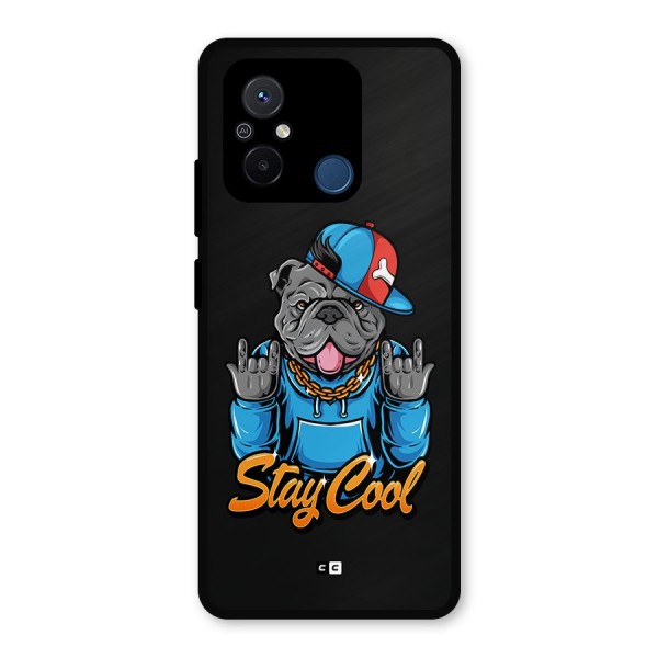 Chill Calm Cool Metal Back Case for Poco C55