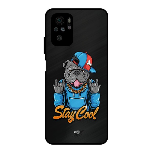 Chill Calm Cool Metal Back Case for Redmi Note 10